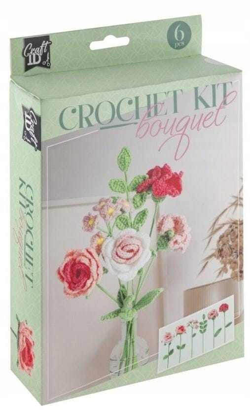 Zestaw do szydełkowania BUKIET KWIATÓW 23x45cm CR1736/GE GRAFIX