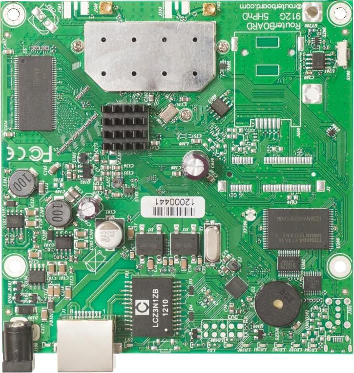 MIKROTIK RB911G-5HPND ROUTERBOARD 600MHZ, 64MB, 1XGE, 802.11A/N, 5GHZ, L3