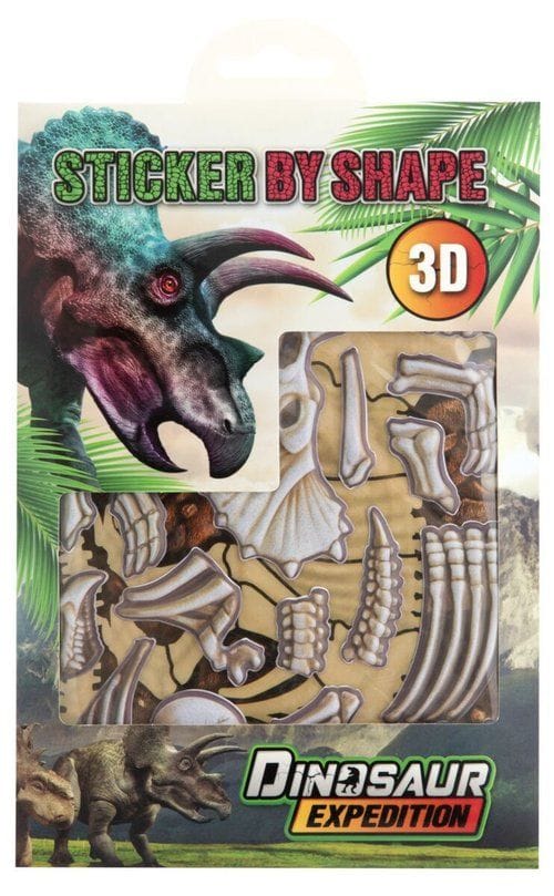 Dino Naklejki po kształtach 3D T.Rex GRAFIX