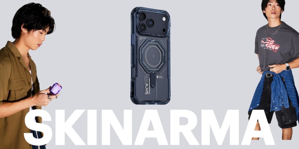 Etui Skinarma Magma do iPhone 17 Pro     Magnetic Charging niebieski