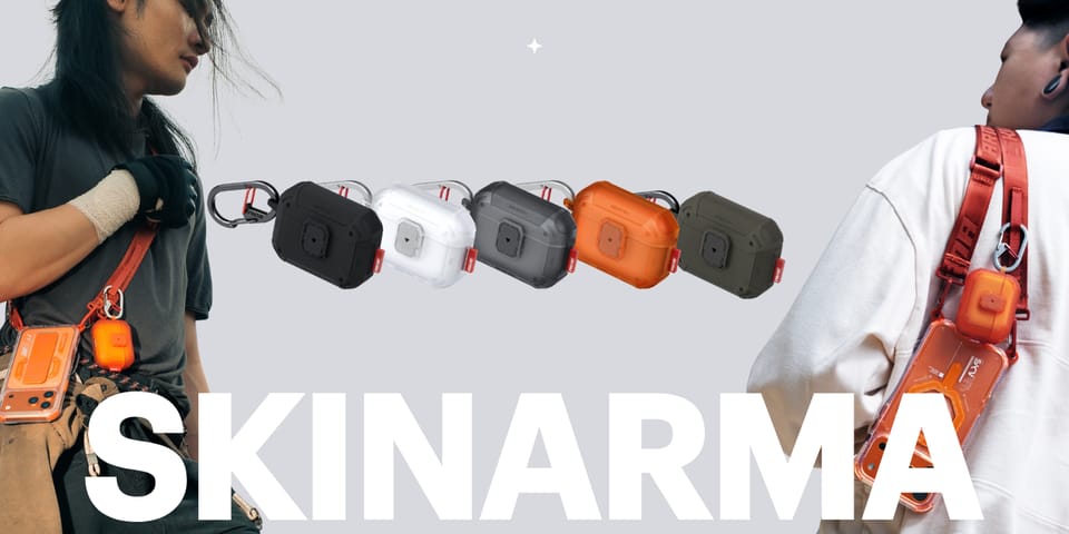 Etui Skinarma Mecha LE do AirPods Pro 3  forest