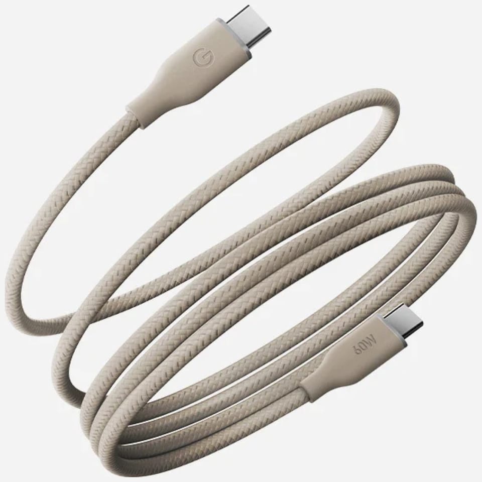 Kabel Energea Helix 60 USB-C do USB-C    magnetyczny 480Mbps 60W 1.5m natural