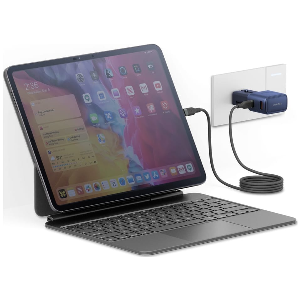 Ładowarka sieciowa Energea TravelGo      Adapter 35 USB-A/USB-C 35W niebieski