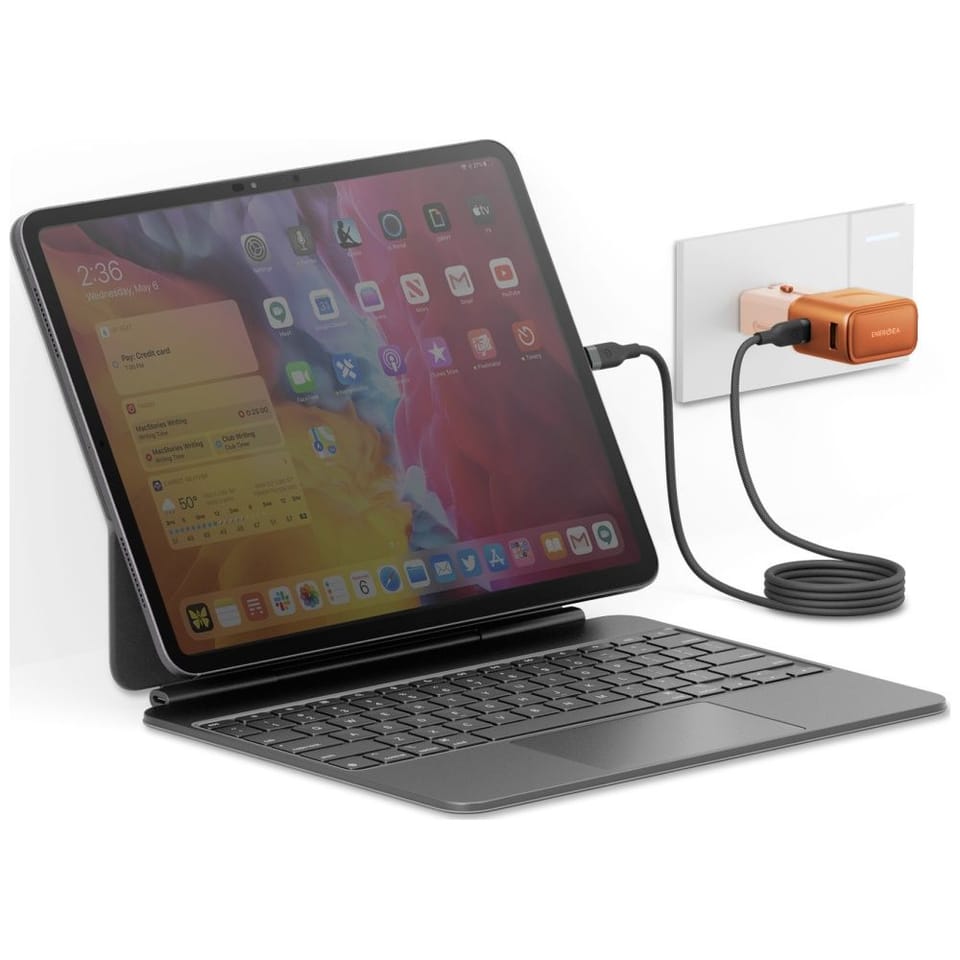 Ładowarka sieciowa Energea TravelGo      Adapter 35 USB-A/USB-C 35W pomarańczowy