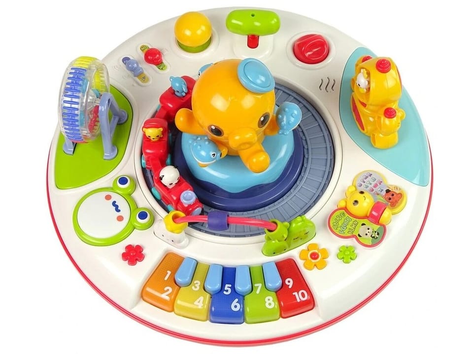 Multifunkcyjny Edukacyjny Muzyczny Stolik Dla Dzieci OŚMIORNICA Pianinko Ciuchcia