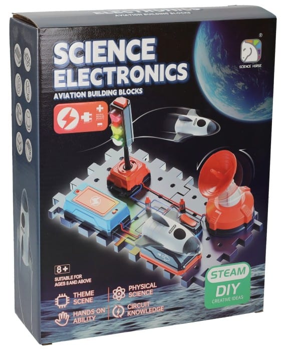 Zestaw Do Eksperymentów Naukowych Sygnalizacja Świetlna Rakieta Zabawka Naukowa Eksperyment Obwód Elektroniczny