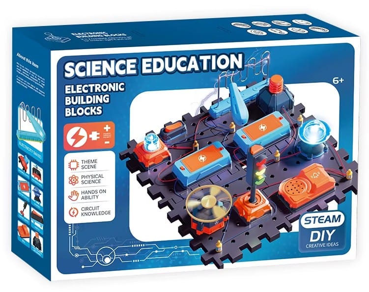 Zestaw Do Eksperymentów Naukowych Sygnalizacja Świetlna Wiatrak Zabawka Naukowa Eksperyment Obwód Elektroniczny