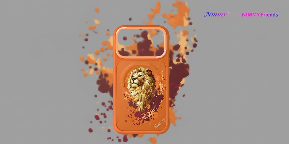 Etui Nimmy Lew MagSafe do iPhone 17 Pro  pomarańczowy