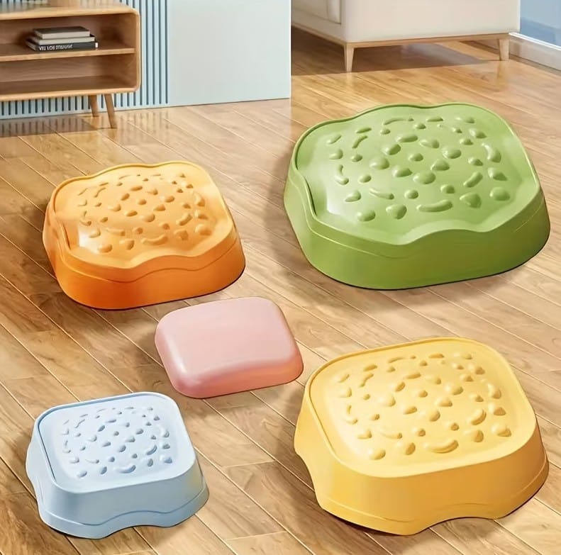 Ścieżka Sensoryczna Dla Dzieci KAMIENIE BALANSUJĄCE 5 Szt Równowaga Trening Równowagi