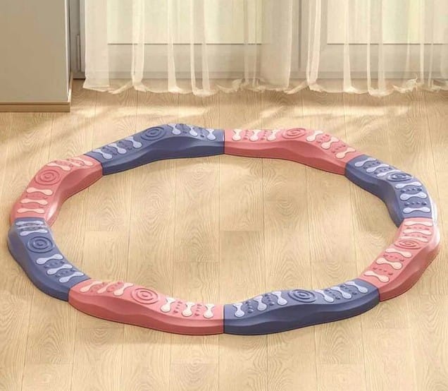 Ścieżka Sensoryczna Dla Dzieci KAMIENIE BALANSUJĄCE Do Ćwiczenia Równowagi 8 Szt Trening Nowa Wersja 6 Podkładek W Stopniach