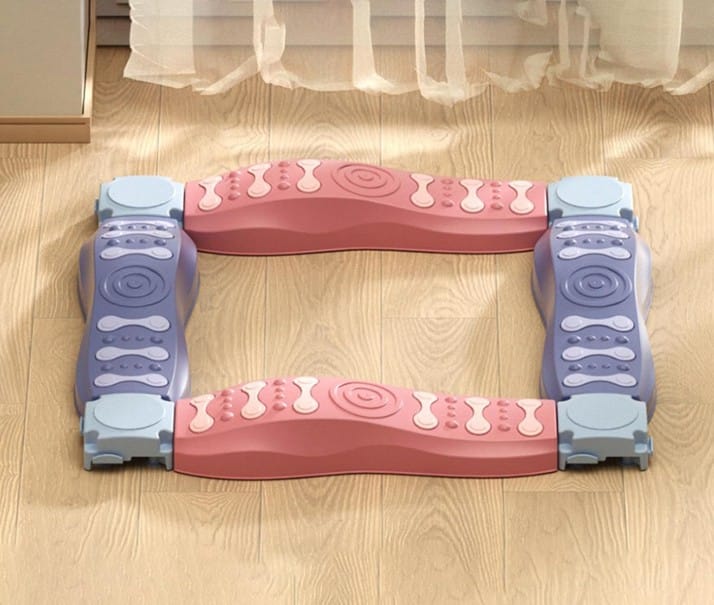 Ścieżka Sensoryczna Dla Dzieci KAMIENIE BALANSUJĄCE Do Ćwiczenia Równowagi 4 Szt Trening Nowa Wersja 6 Podkładek W Stopniach