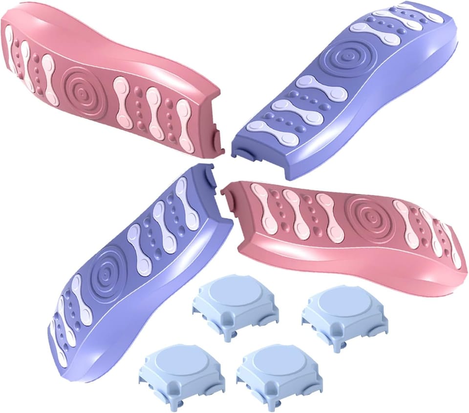 Ścieżka Sensoryczna Dla Dzieci KAMIENIE BALANSUJĄCE Do Ćwiczenia Równowagi 4 Szt Trening Nowa Wersja 6 Podkładek W Stopniach