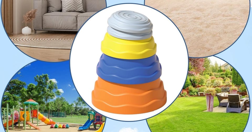 Ścieżka Sensoryczna Dla Dzieci KAMIENIE BALANSUJĄCE 5 Szt Równowaga Trening Równowagi