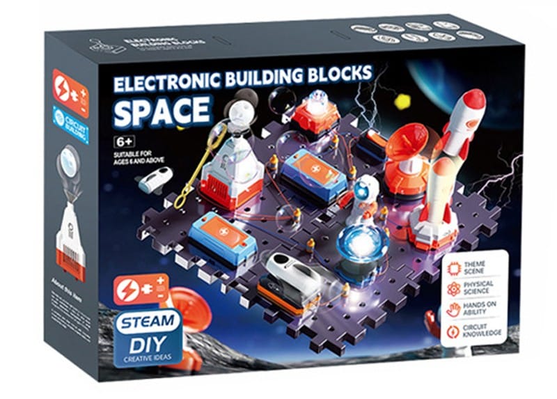 Zestaw doświadczalny Do Eksperymentów Naukowych Rakieta Kosmiczna Prom Zabawka Naukowa Eksperyment Obwód Elektroniczny