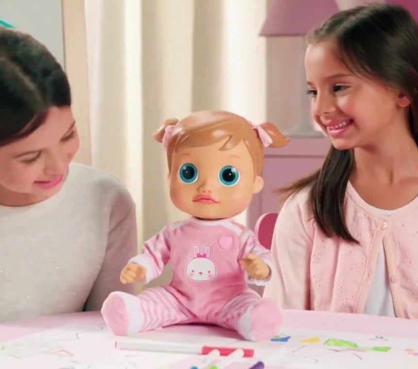 Mówiąca lalka Emma z czujnikiem ruchu. 38 cm