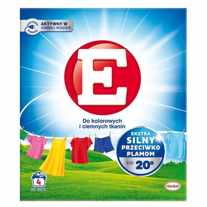 Proszek do prania "E" 220g do kolorowych i ciemnych tkanin