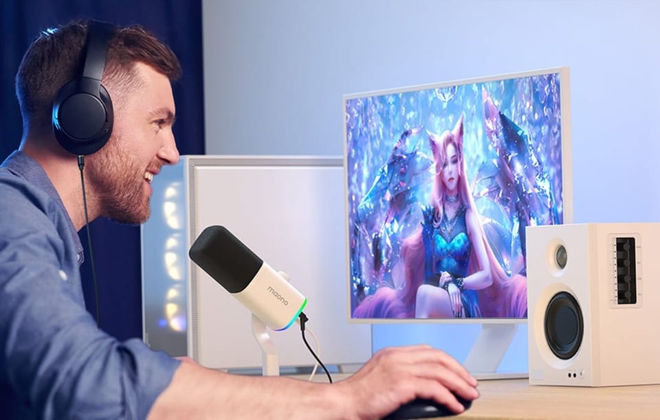 Mikrofon Maono PD100X  (biały)