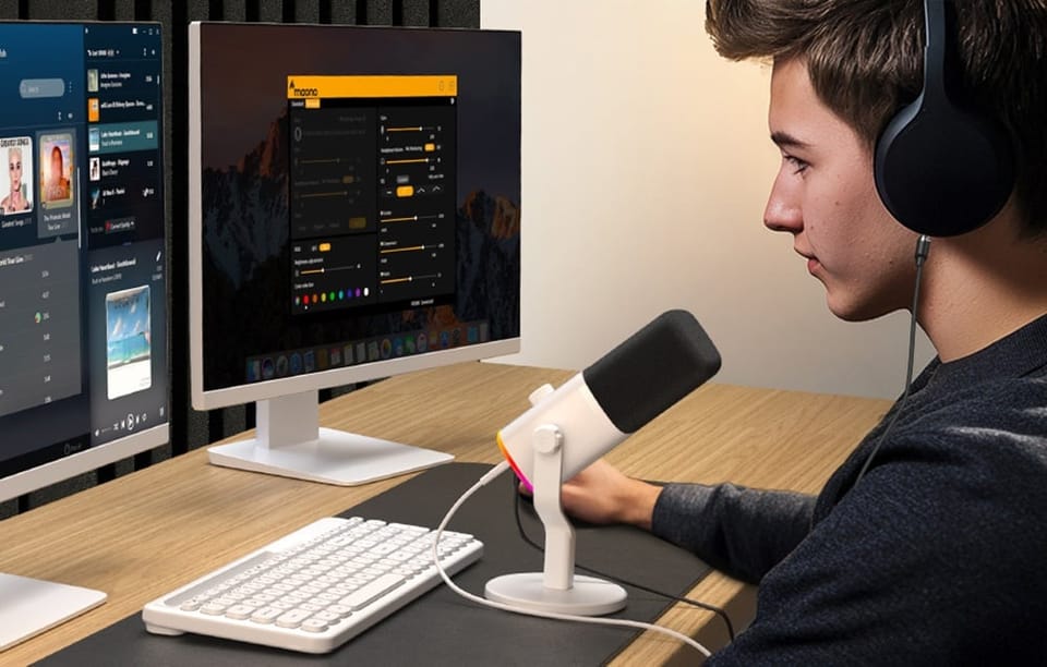 Mikrofon Maono PD100X  (biały)