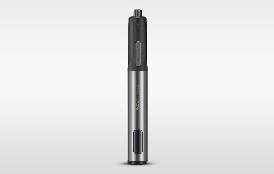 Wkrętak elektryczny MOVA na szarym tle