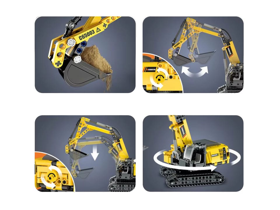 CaDA Klocki techniczne konstrukcyjne KOPARKA ruchome element 467el ZA4630 pol_pl_CaDA-Klocki-techniczne-konstrukcyjne-KOPARKA-ruchome-element-467el-ZA4630-19871_4