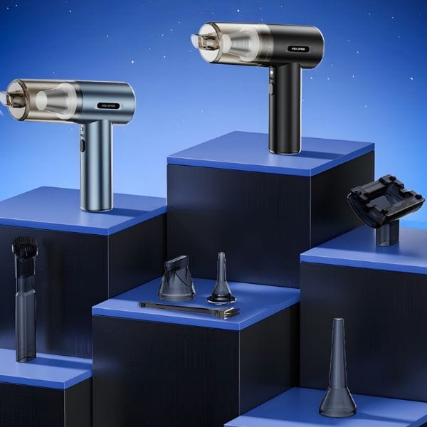 Dmuchawa wielofunkcyjna MajesticLine 6   końcówek 16000Pa 6000mAh USB-C niebieski