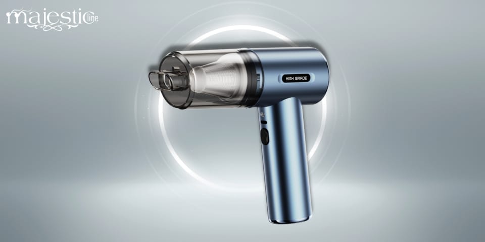 Dmuchawa wielofunkcyjna MajesticLine 6   końcówek 16000Pa 6000mAh USB-C niebieski