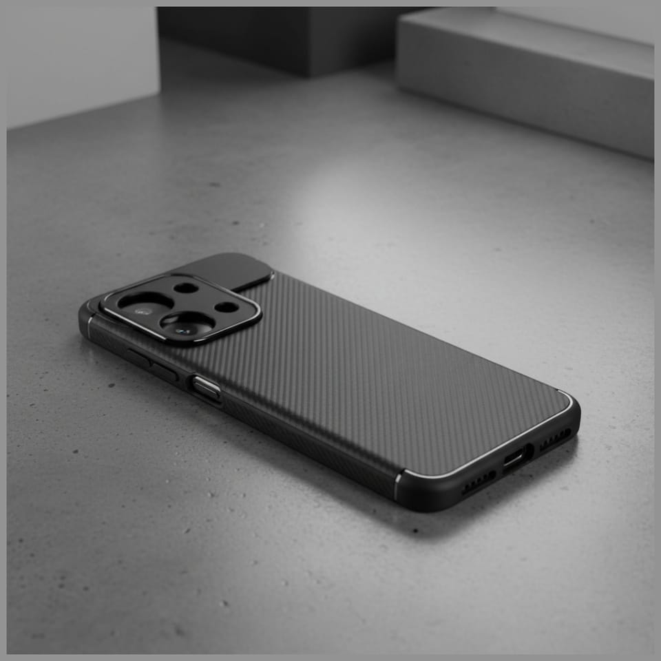 Etui Beline Carbon Armor do Xiaomi Redmi 15C czarny