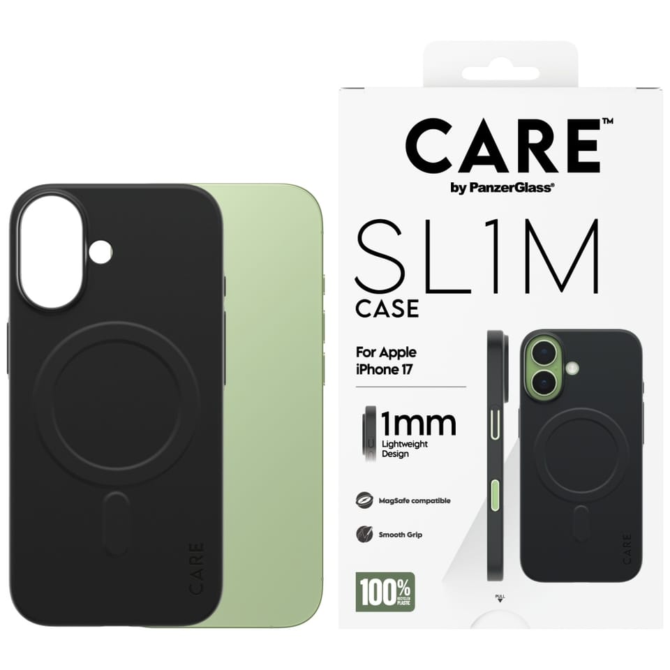 Etui CARE by PanzerGlass SL1M MagSafe do iPhone 17 czarny