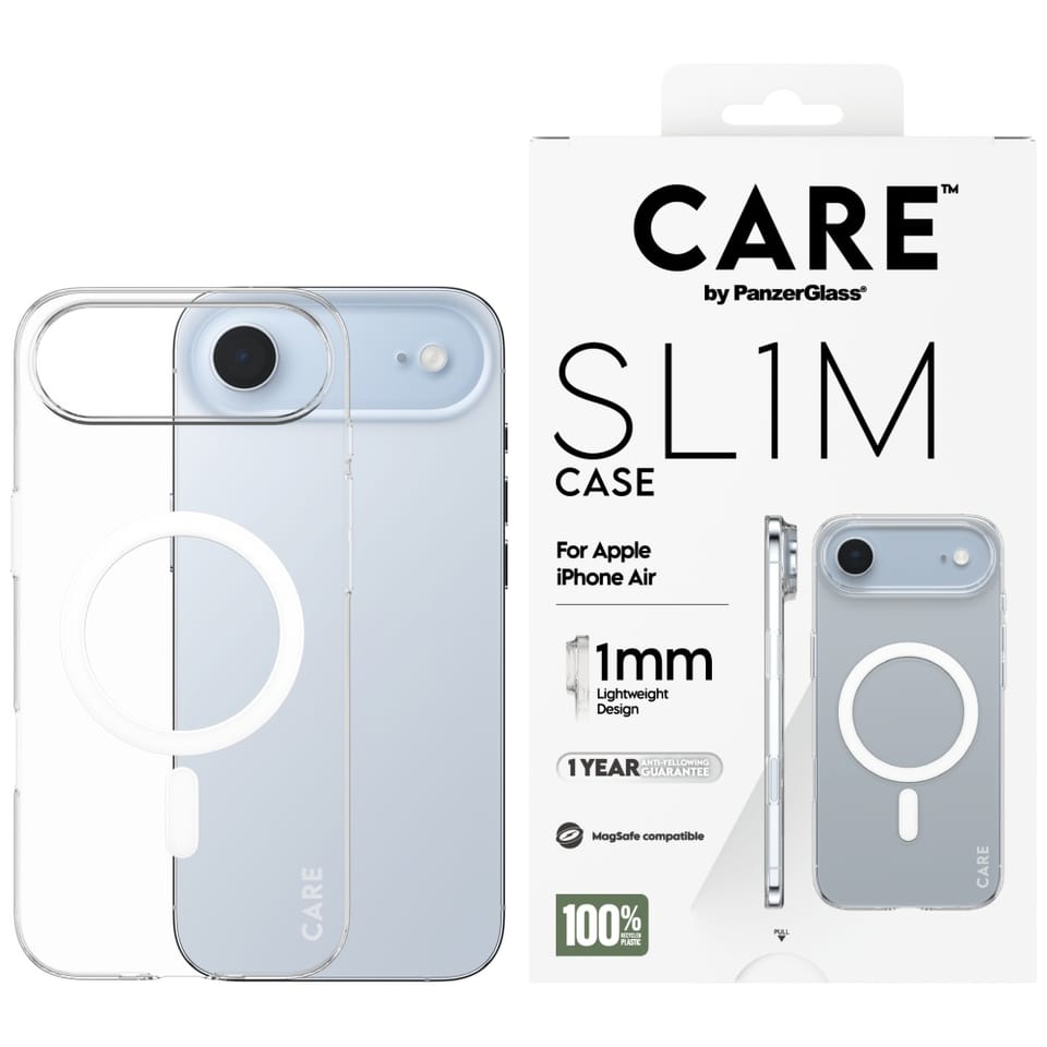 Etui CARE by PanzerGlass SL1M MagSafe do iPhone Air przezroczysty