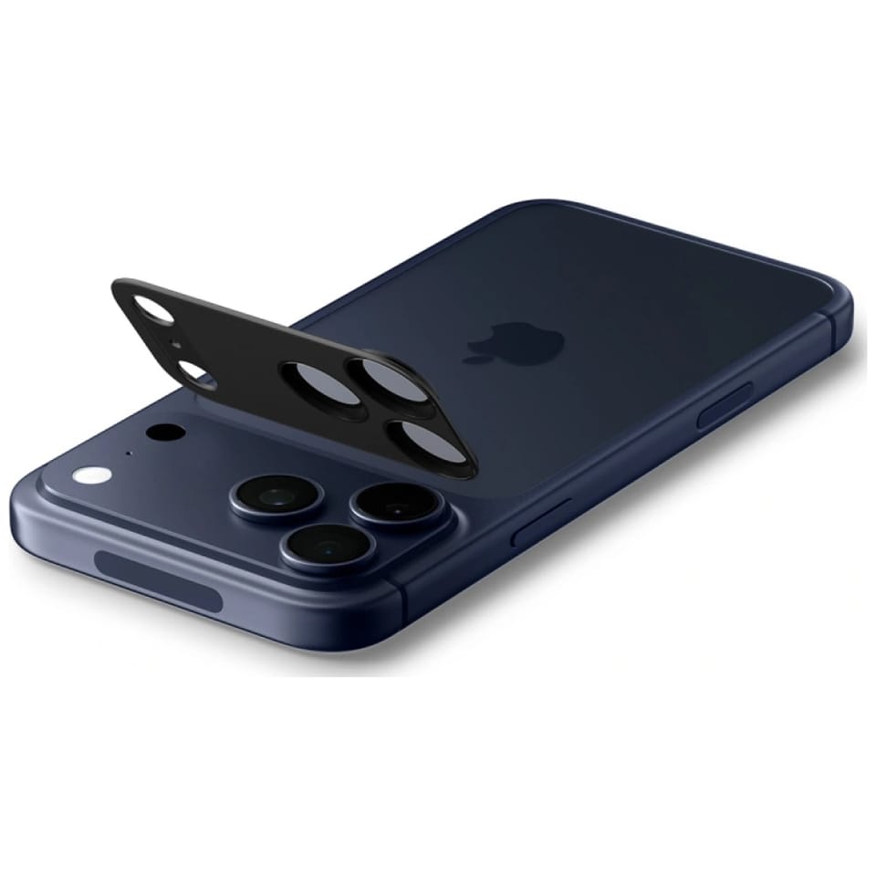 Ochrona na obiektyw aparatu Spigen       Glas.Tr Camera EZ FIT Optik Pro XL do Apple iPhone 17 Pro czarny