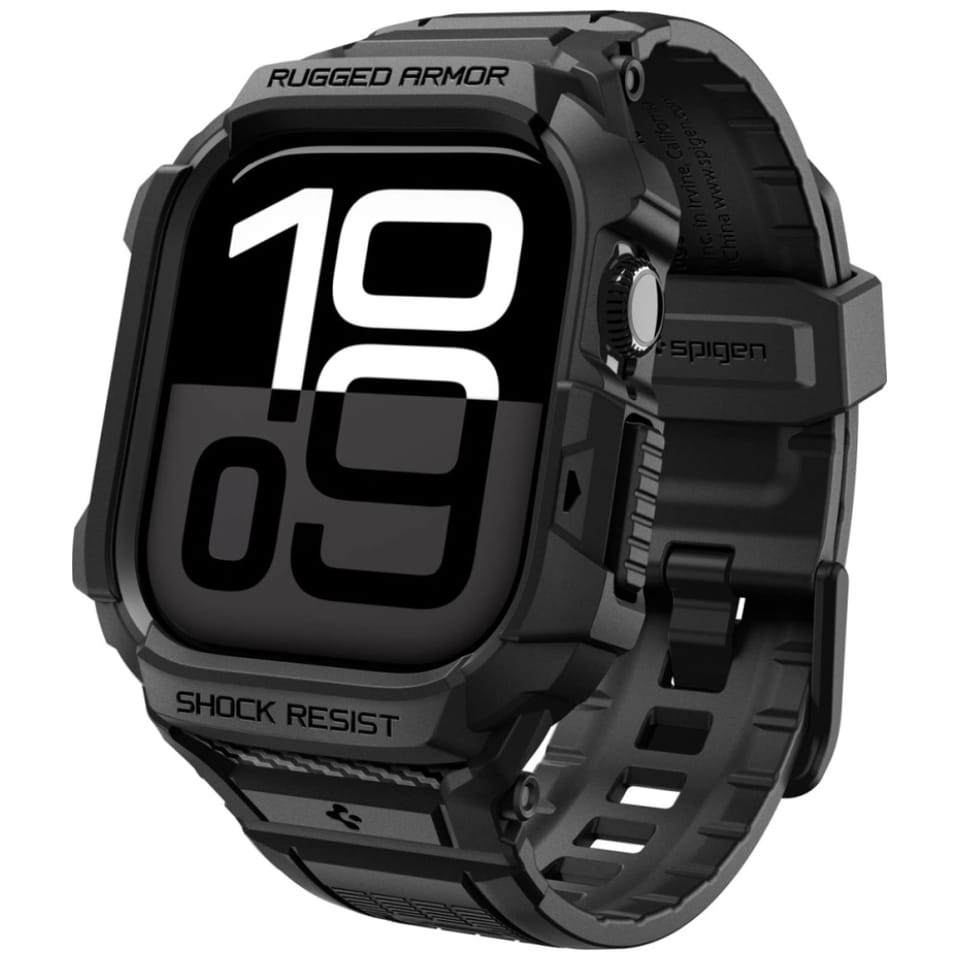 Pasek Spigen Rugged Armor Pro V2 do      Apple Watch 10 / 11 42mm czarny