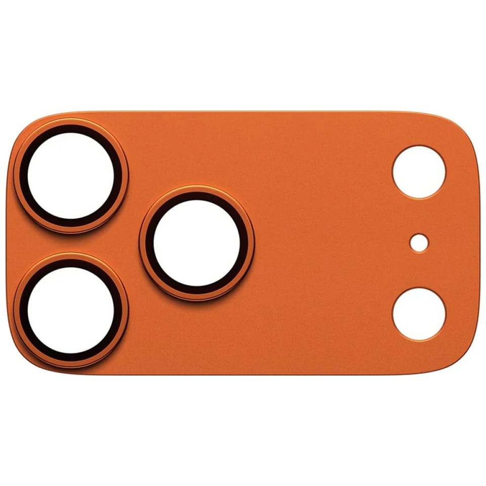 Szkło hartowane na obiektyw PanzerGlass  Fender Camera Protector do iPhone 17 Pro Max pomarańczowy