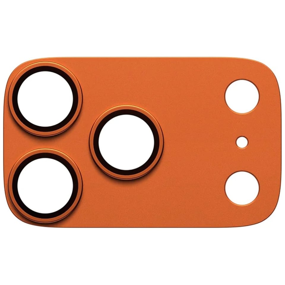 Szkło hartowane na obiektyw PanzerGlass  Fender Camera Protector do iPhone 17 Pro pomarańczowy