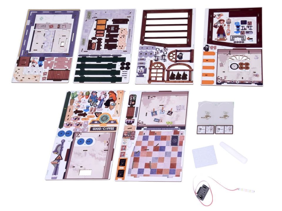 Drewniane PUZZLE 3D Seria budynek Kawiarnia 120 ele oświetlenie ZA6012 pol_pl_Drewniane-PUZZLE-3D-Seria-budynek-Kawiarnia-120-ele-oswietlenie-ZA6012-22872_2