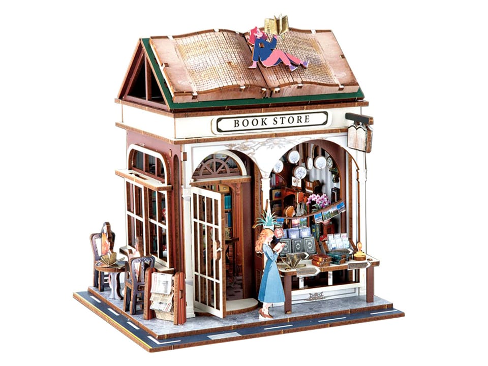 Drewniane PUZZLE 3D Seria budynek Księgarnia 148 ele oświetlenie ZA6014 pol_pl_Drewniane-PUZZLE-3D-Seria-budynek-Ksiegarnia-148-ele-oswietlenie-ZA6014-22874_2