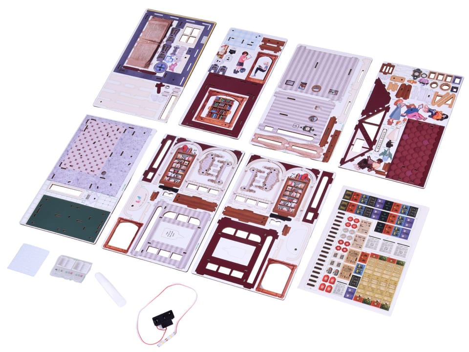 Drewniane PUZZLE 3D Seria budynek Księgarnia 148 ele oświetlenie ZA6014 pol_pl_Drewniane-PUZZLE-3D-Seria-budynek-Ksiegarnia-148-ele-oswietlenie-ZA6014-22874_2