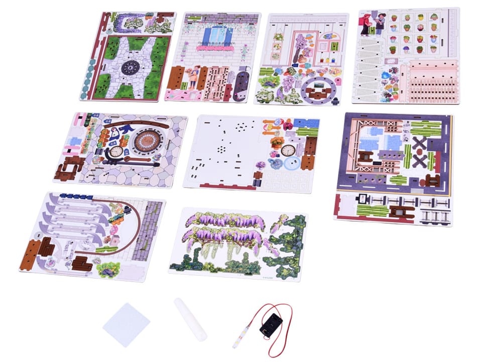 Drewniane PUZZLE 3D Seria budynek Kwiaciarnia 243 ele oświetlenie ZA6015 pol_pl_Drewniane-PUZZLE-3D-Seria-budynek-Kwiaciarnia-243-ele-oswietlenie-ZA6015-22875_2