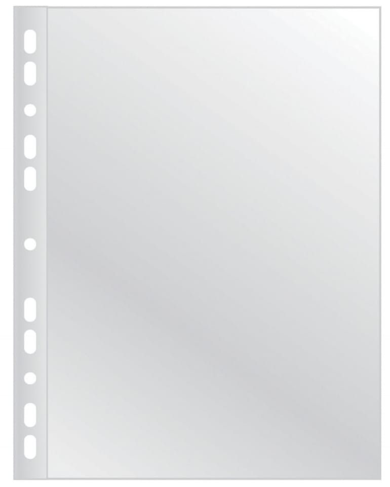 Koszulki krystaliczne na dokumenty PP A4 55mikr. (100szt.) w pudełku 21142535-90 OFFICE PRODUCTS