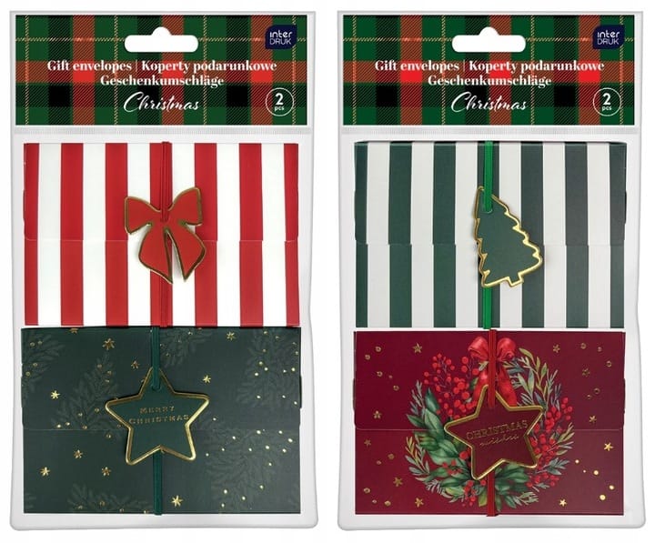 Koperty podrunkowe z gumką 2szt. Christmas INTERDRUK