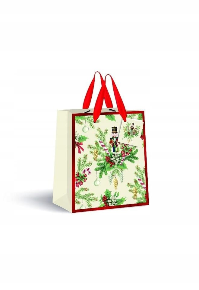 Torebka prezentowa duża Cream Boże Narodzenie 190g 33x46x13cm INTERDRUK