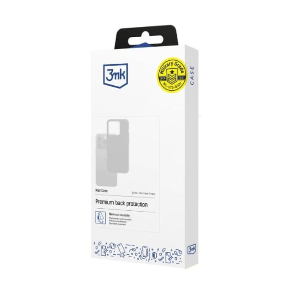 Etui 3MK Matt Case do Motorola Edge 60   NEO 5G czarny