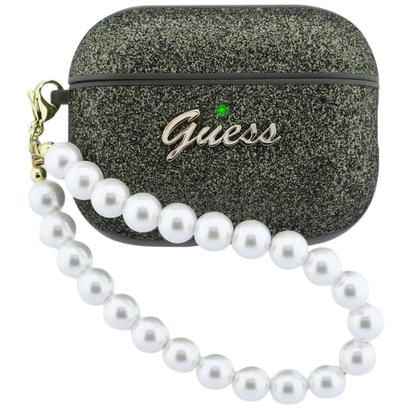 Etui Guess Glitter Pearl Strap do        AirPods Pro 3 khaki