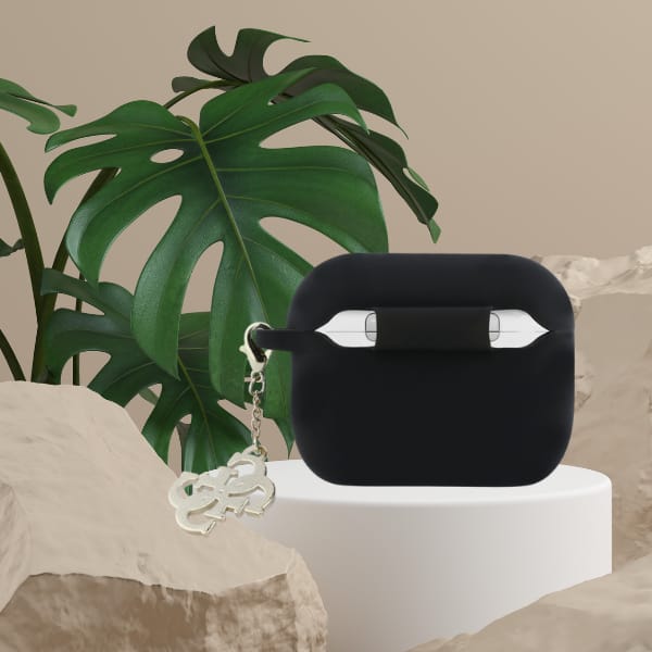 Etui Guess Silicone 4G Charm do AirPods  Pro 3 czarny