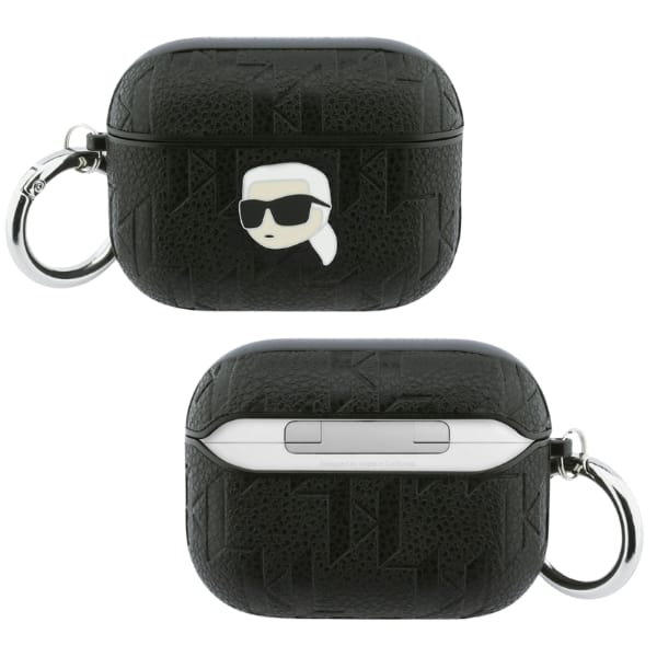 Etui Karl Lagerfeld Monogram Karl Head   do AirPods Pro 3 czarny