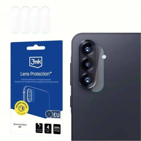 Ochrona na obiektyw aparatu 3MK Lens     Protection do Samsung Galaxy F17 5G 4szt