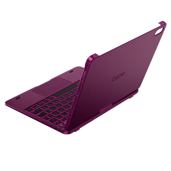 Etui Typecase Flexbook Touch             z klawiaturą do iPad 11" (A16) 2025 / iPad 10.9" 2022 malinowy