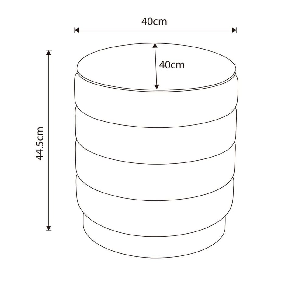PUFA LUNA PRZYGASZONY RÓŻ