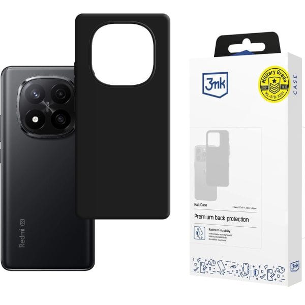 Etui 3MK Matt Case Pro do Redmi note 15  Pro czarny