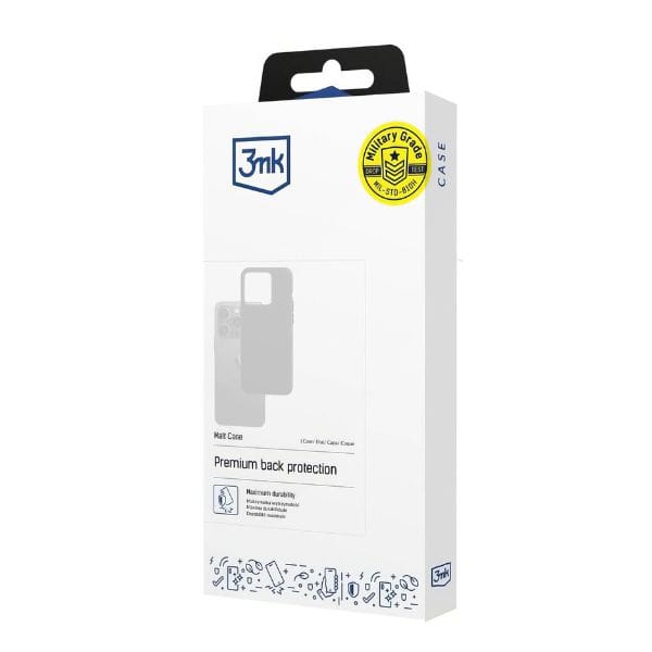 Etui 3MK Matt Case Pro do Redmi note 15  Pro czarny