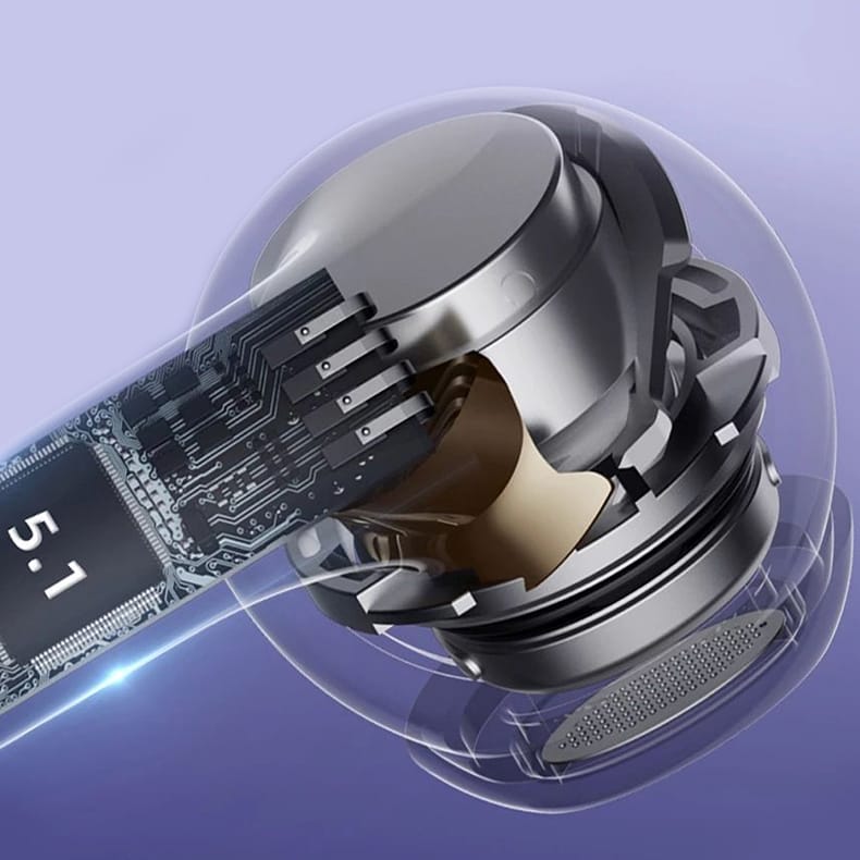 Bezprzewodowe słuchawki Lenowo LP40 PRO z mikrofonem, Bluetooth 5.1